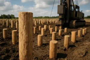 Alles over houten heipalen